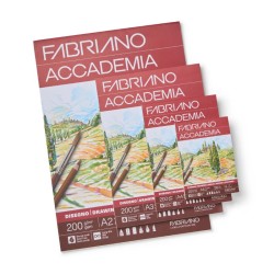 Fabriano Accademia Drawing - Blocchi da disegno con 30 fogli 200 gr/mq