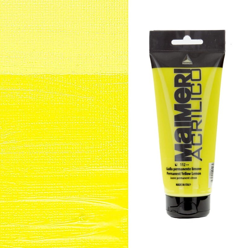 Acrilico  75 Ml  Gruppo: 1 112 Giallo Permanente Limone — immagine 6