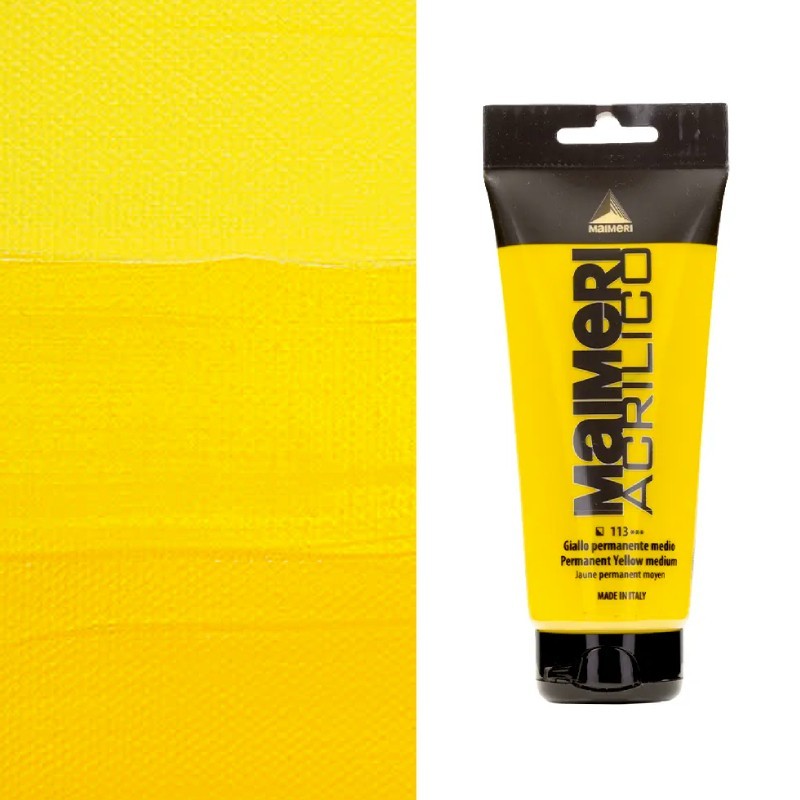 Acrilico  75 Ml  Gruppo: 1 113 Giallo Permanente Medio — immagine 6