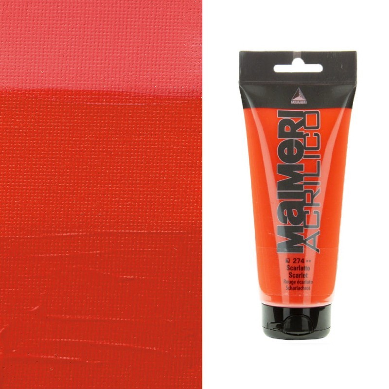 Acrilico  75 Ml  Gruppo: 1 274 Scarlatto — immagine 4