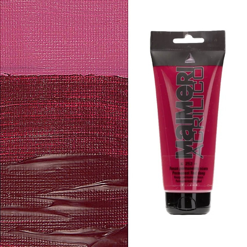 Acrilico  75 Ml  Gruppo: 1 253 Rosso Permanente Scuro — immagine 6