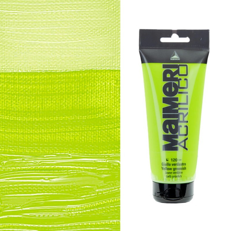 Acrilico  75 Ml  Gruppo: 1 120 Giallo Verdastro — immagine 7