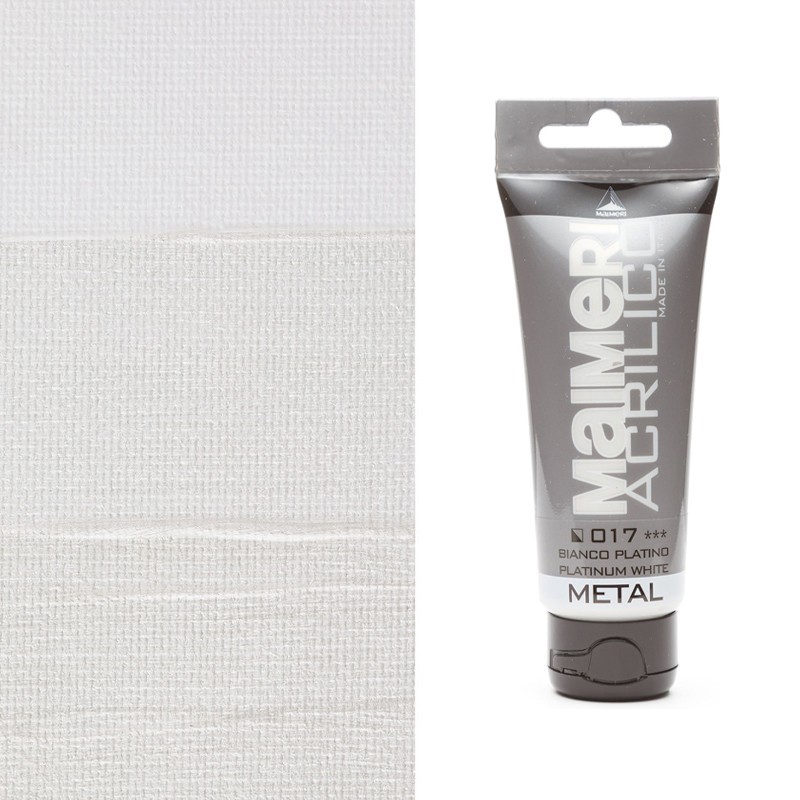 Colori Acrilici "Maimeri Acrilico" Bianco Platino (017)