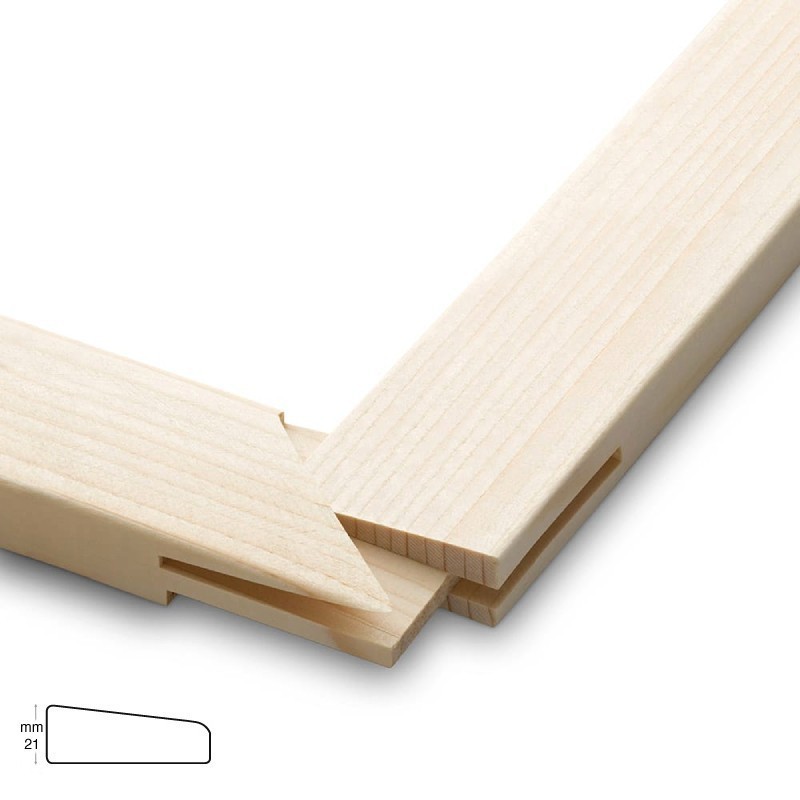 P.E.R. Telaio in kit di montaggio 140x160 cm spessore 21 mm
