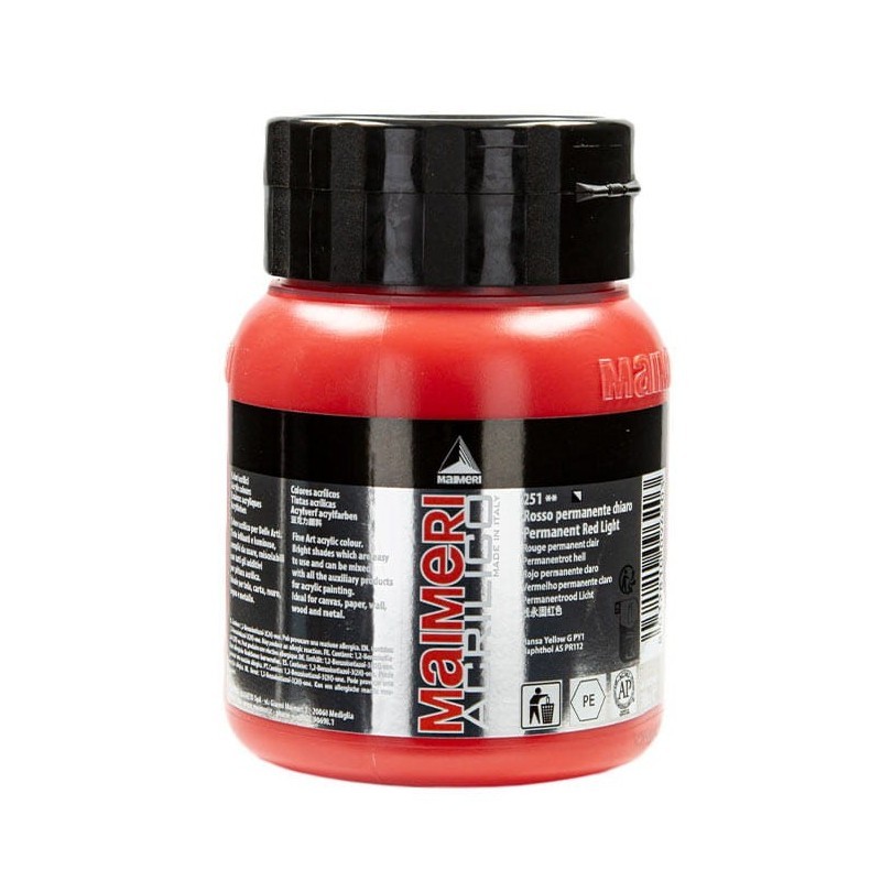 Acrilico  75 Ml  Gruppo: 1 251 Rosso Permanente Chiaro — immagine 6