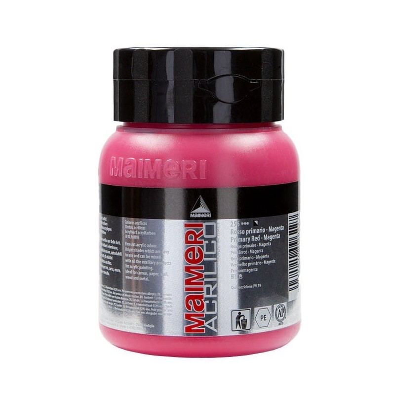 Acrilico  75 Ml  Gruppo: 1 256 Rosso Primario - Magenta — immagine 6
