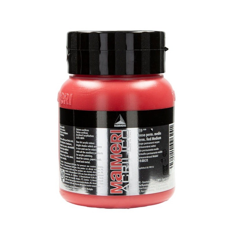 Acrilico  75 Ml  Gruppo: 1 259 Rosso Permanente Medio — immagine 6