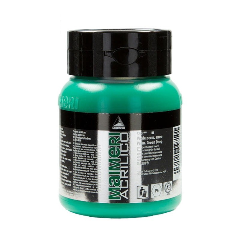 Acrilico 75 Ml Gruppo: 1 340 Verde Permanente Scuro — immagine 6