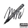 Pébéo - Pennarello Acrilico Nero - Punta fine Tonda da 0,7 mm