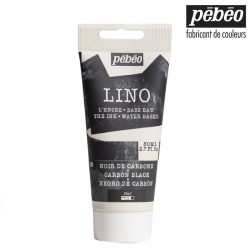 Pébéo Lino - Inchiostro per linoleografia in tubo da 80 ml - Nero di Carbonio