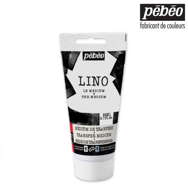 Pébéo Lino - Medium di trasferimento in tubo da 80 ml