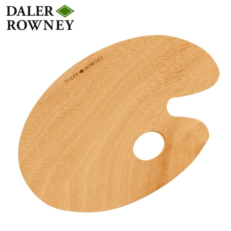 Daler Rowney - Tavolozza ovale in legno