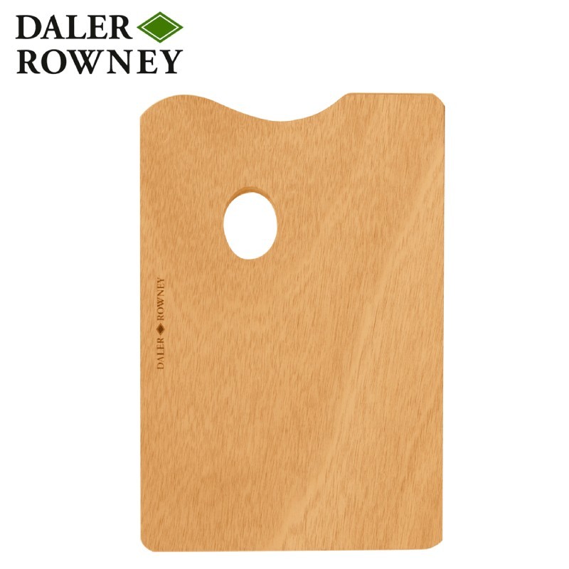 Daler Rowney - Tavolozza rettangolare in legno 20x30 cm