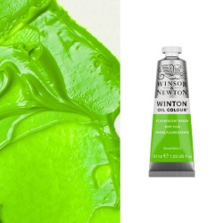 Colori ad Olio Winsor&Newton "Winton" Verde Fluorescente (458) tubo da 37 ml