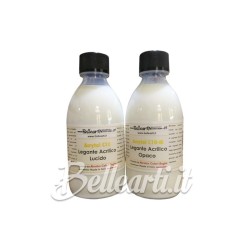 Acrytal C10 Legante Acrilico opaco per pigmenti, flacone in vetro da 1 lt