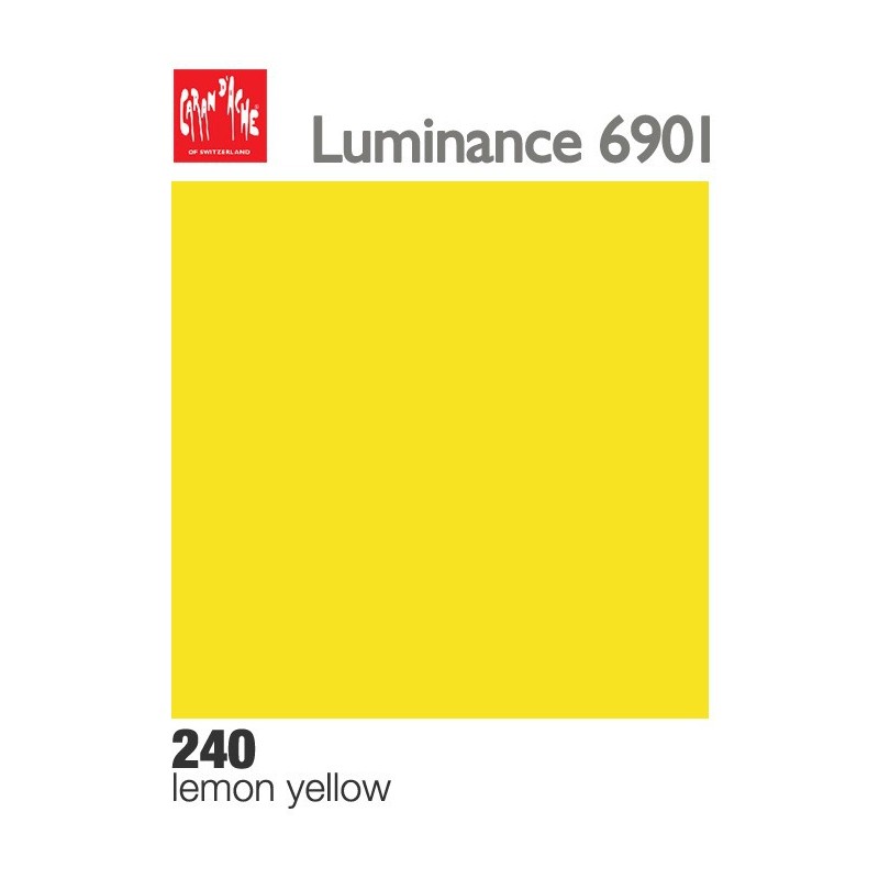 Matite colorate Caran d'Ache Luminance - Giallo limone (240)